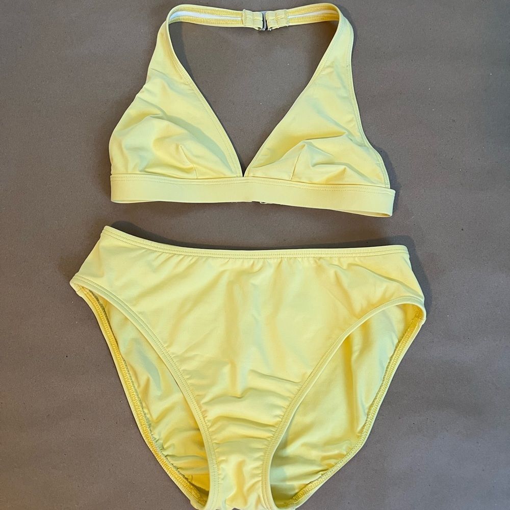 La Blanca Yellow swimming bikini set size 8